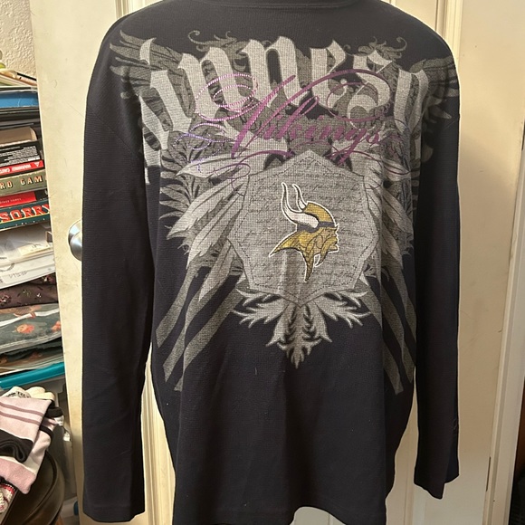 Men’s xl Minnesota Vikings thermal shirt - Picture 1 of 2